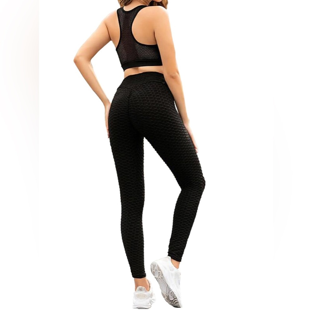 Famous TikTok High Waisted Yoga Pants Tummy Control Booty Leggings S/XS